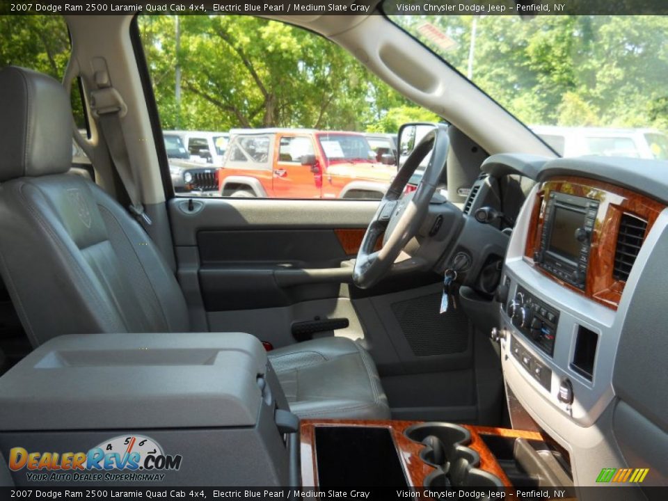 Medium Slate Gray Interior - 2007 Dodge Ram 2500 Laramie Quad Cab 4x4 Photo #7