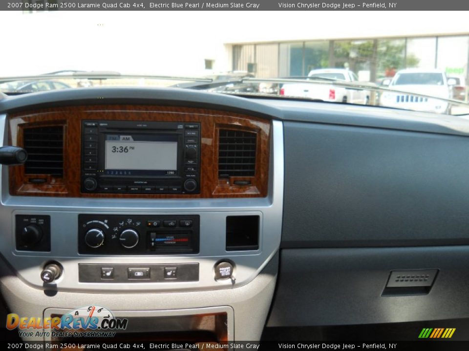 2007 Dodge Ram 2500 Laramie Quad Cab 4x4 Electric Blue Pearl / Medium Slate Gray Photo #18