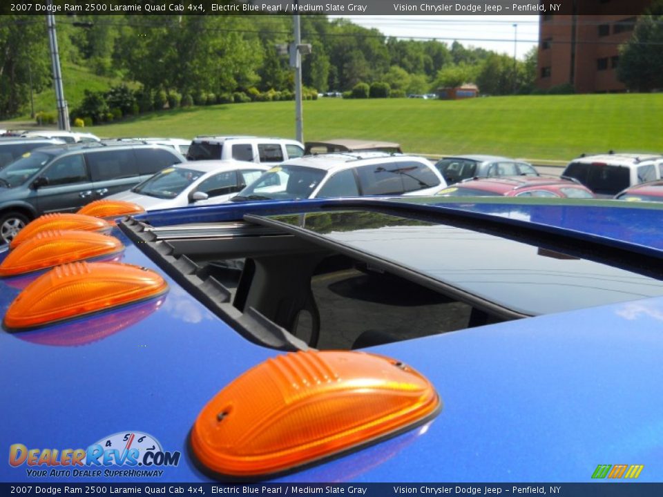 2007 Dodge Ram 2500 Laramie Quad Cab 4x4 Electric Blue Pearl / Medium Slate Gray Photo #23