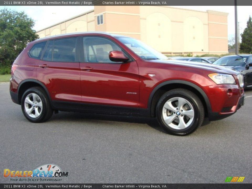 Bmw x3 vermillion red metallic #7