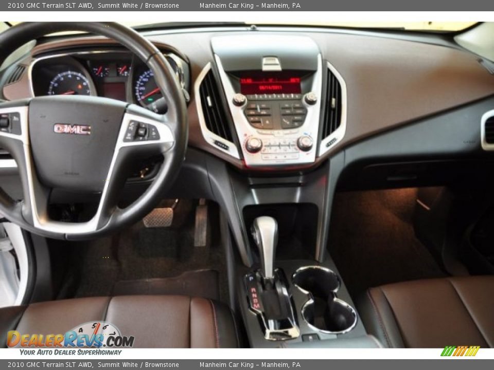 2010 GMC Terrain SLT AWD Summit White / Brownstone Photo #5