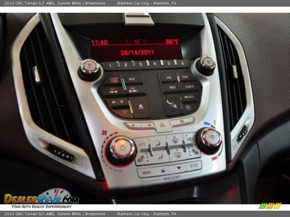 2010 GMC Terrain SLT AWD Summit White / Brownstone Photo #6