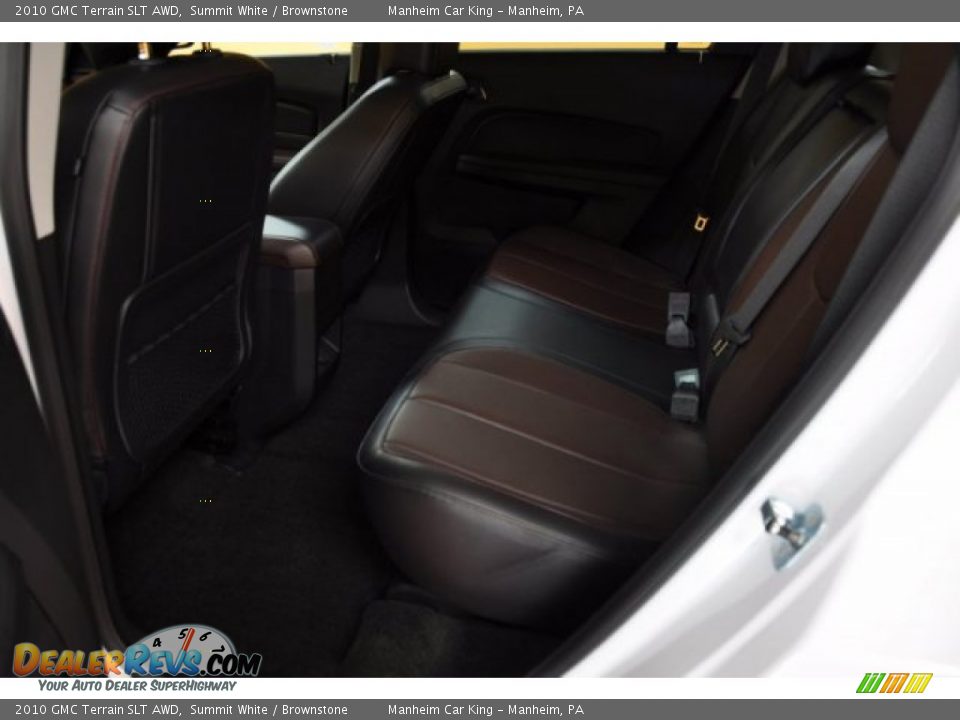 2010 GMC Terrain SLT AWD Summit White / Brownstone Photo #12