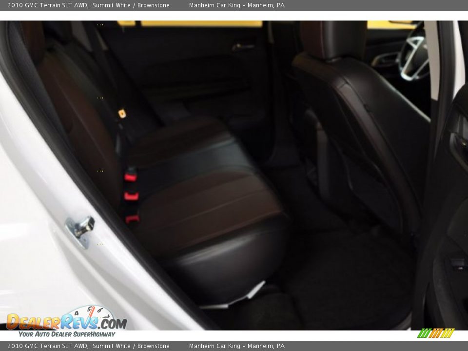 2010 GMC Terrain SLT AWD Summit White / Brownstone Photo #14