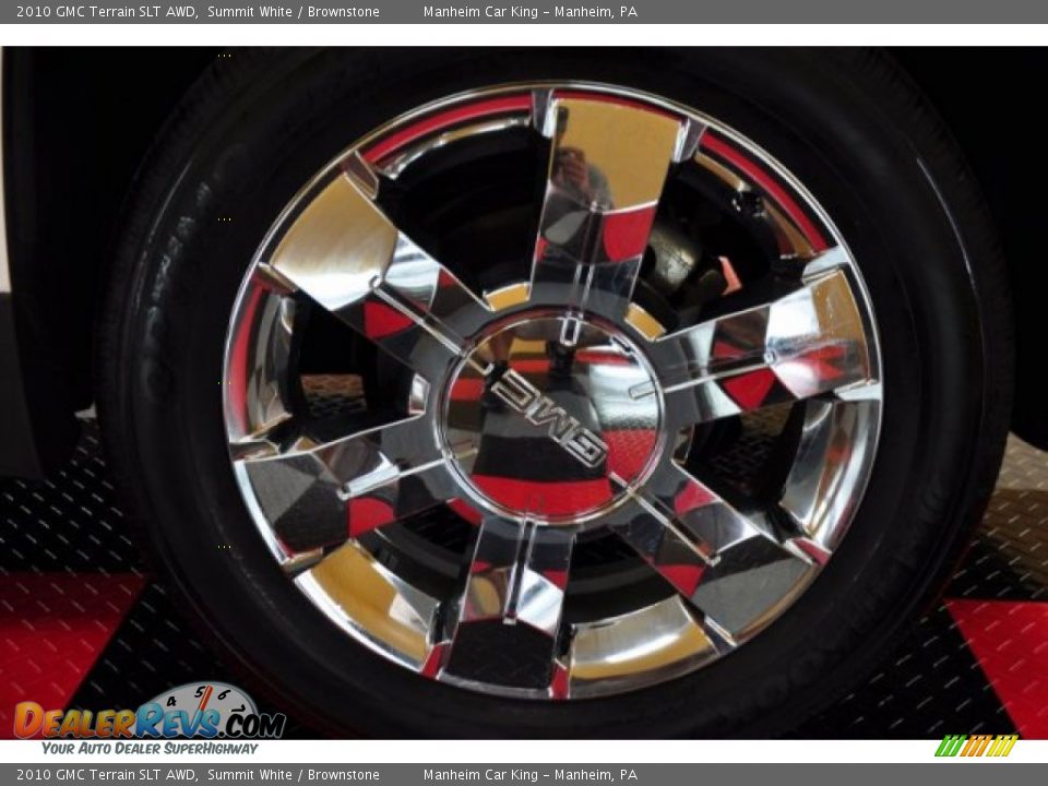 2010 GMC Terrain SLT AWD Summit White / Brownstone Photo #18
