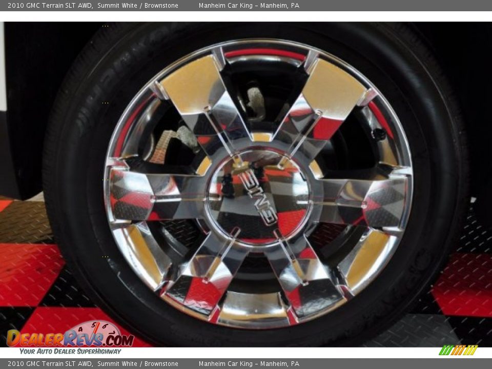 2010 GMC Terrain SLT AWD Summit White / Brownstone Photo #19