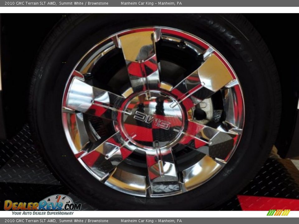 2010 GMC Terrain SLT AWD Summit White / Brownstone Photo #20