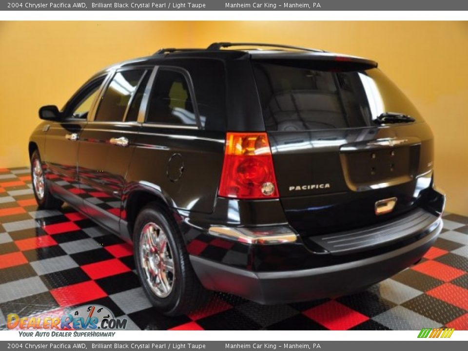2004 Chrysler Pacifica AWD Brilliant Black Crystal Pearl / Light Taupe Photo #3