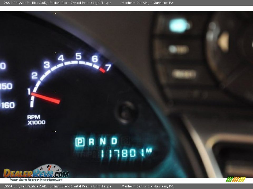 2004 Chrysler Pacifica AWD Brilliant Black Crystal Pearl / Light Taupe Photo #8