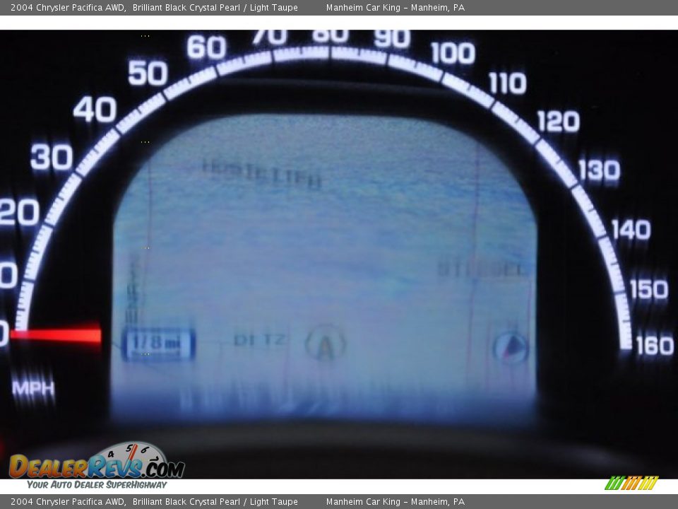 2004 Chrysler Pacifica AWD Brilliant Black Crystal Pearl / Light Taupe Photo #10