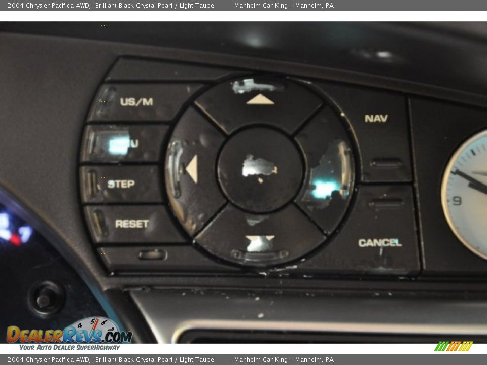 2004 Chrysler Pacifica AWD Brilliant Black Crystal Pearl / Light Taupe Photo #11
