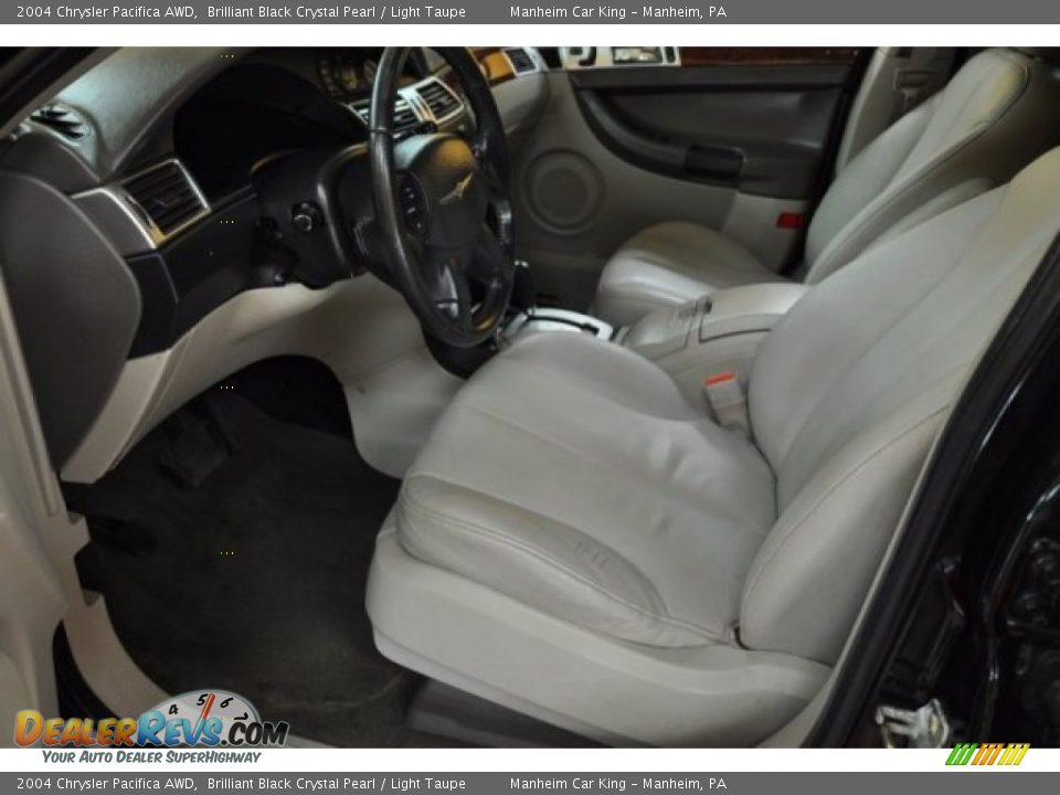 2004 Chrysler Pacifica AWD Brilliant Black Crystal Pearl / Light Taupe Photo #16
