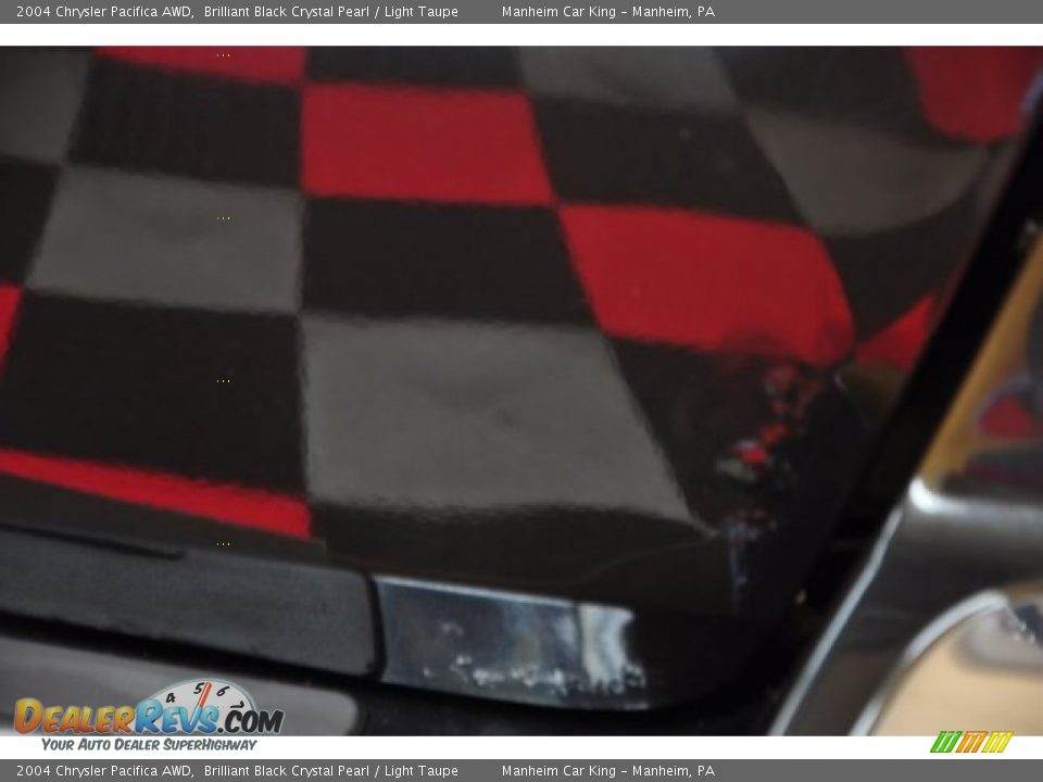 2004 Chrysler Pacifica AWD Brilliant Black Crystal Pearl / Light Taupe Photo #28