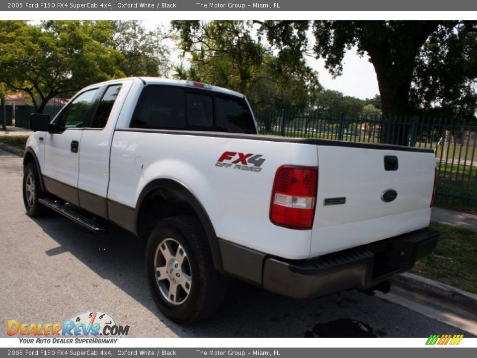 2005 Ford F150 FX4 SuperCab 4x4 Oxford White / Black Photo #7