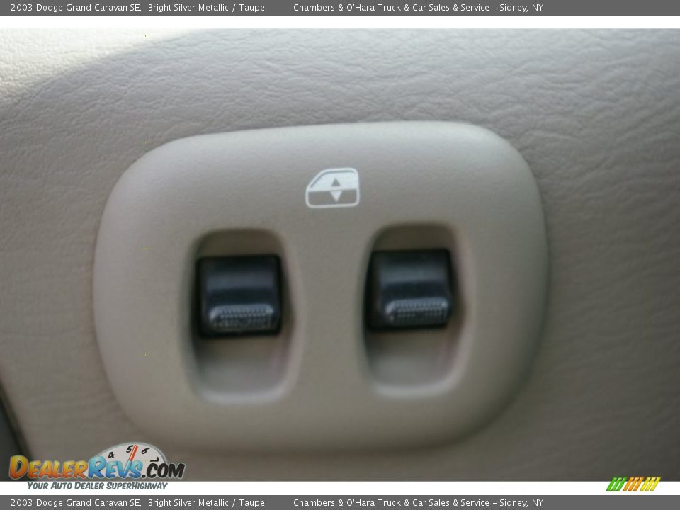 2003 Dodge Grand Caravan SE Bright Silver Metallic / Taupe Photo #15
