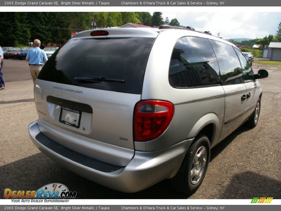 2003 Dodge Grand Caravan SE Bright Silver Metallic / Taupe Photo #19