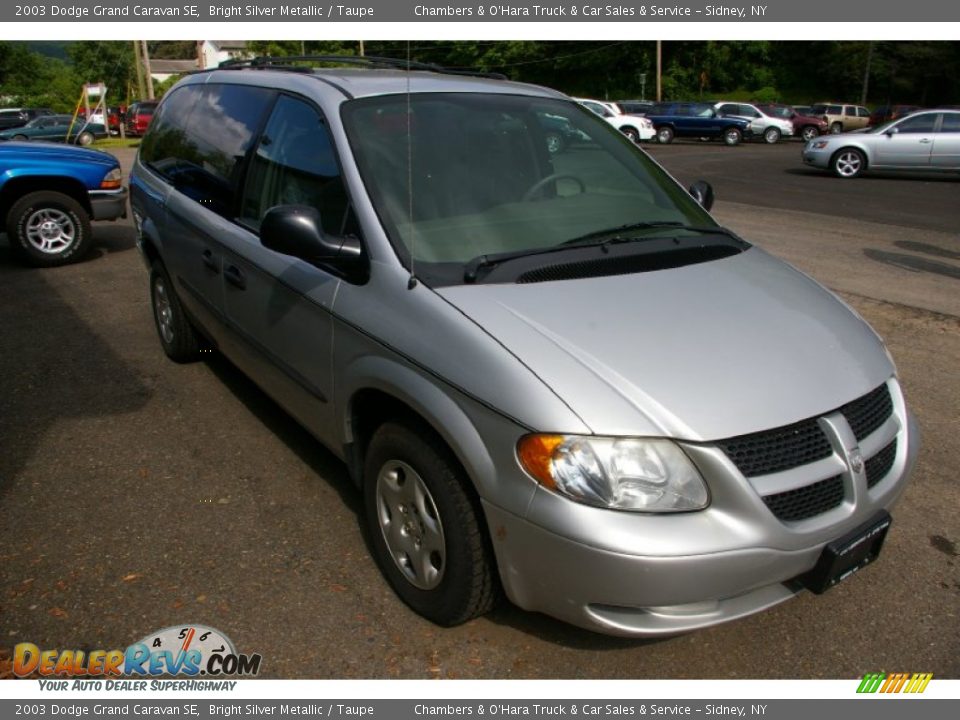 2003 Dodge Grand Caravan SE Bright Silver Metallic / Taupe Photo #20