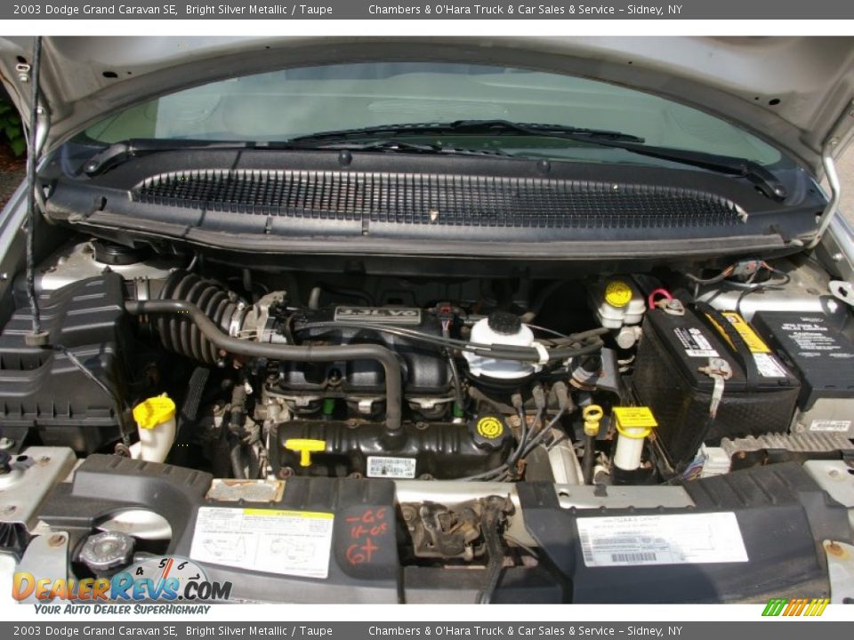 2003 Dodge Grand Caravan SE Bright Silver Metallic / Taupe Photo #22