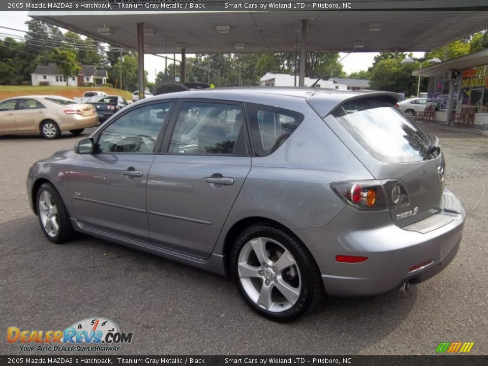 2005 Mazda MAZDA3 s Hatchback Titanium Gray Metallic / Black Photo #3