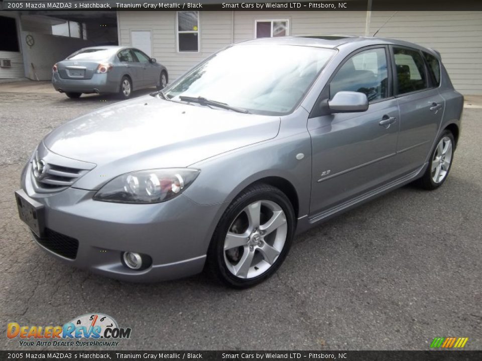 2005 Mazda MAZDA3 s Hatchback Titanium Gray Metallic / Black Photo #5