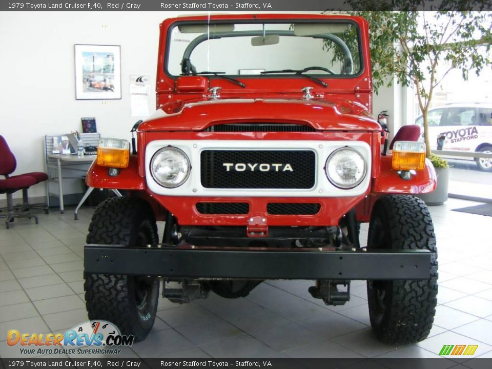 1979 Toyota Land Cruiser FJ40 Red / Gray Photo #1