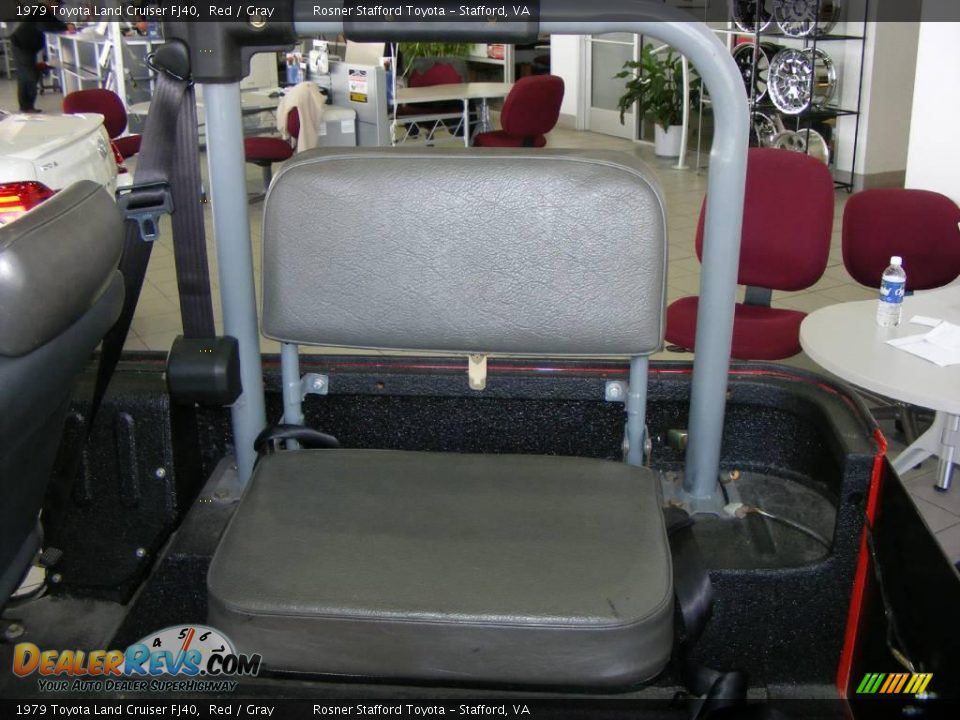 1979 Toyota Land Cruiser FJ40 Red / Gray Photo #13