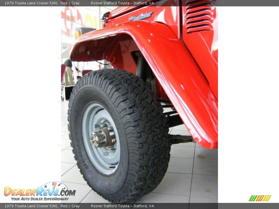1979 Toyota Land Cruiser FJ40 Red / Gray Photo #14