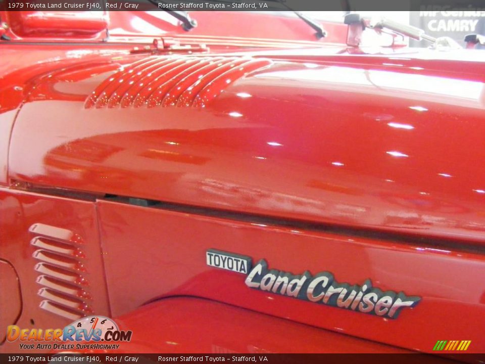 1979 Toyota Land Cruiser FJ40 Red / Gray Photo #15