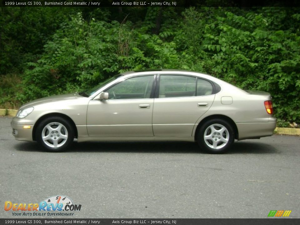 1999 Lexus GS 300 Burnished Gold Metallic / Ivory Photo #2