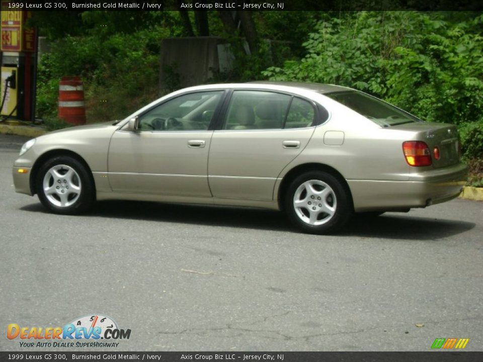 1999 Lexus GS 300 Burnished Gold Metallic / Ivory Photo #3