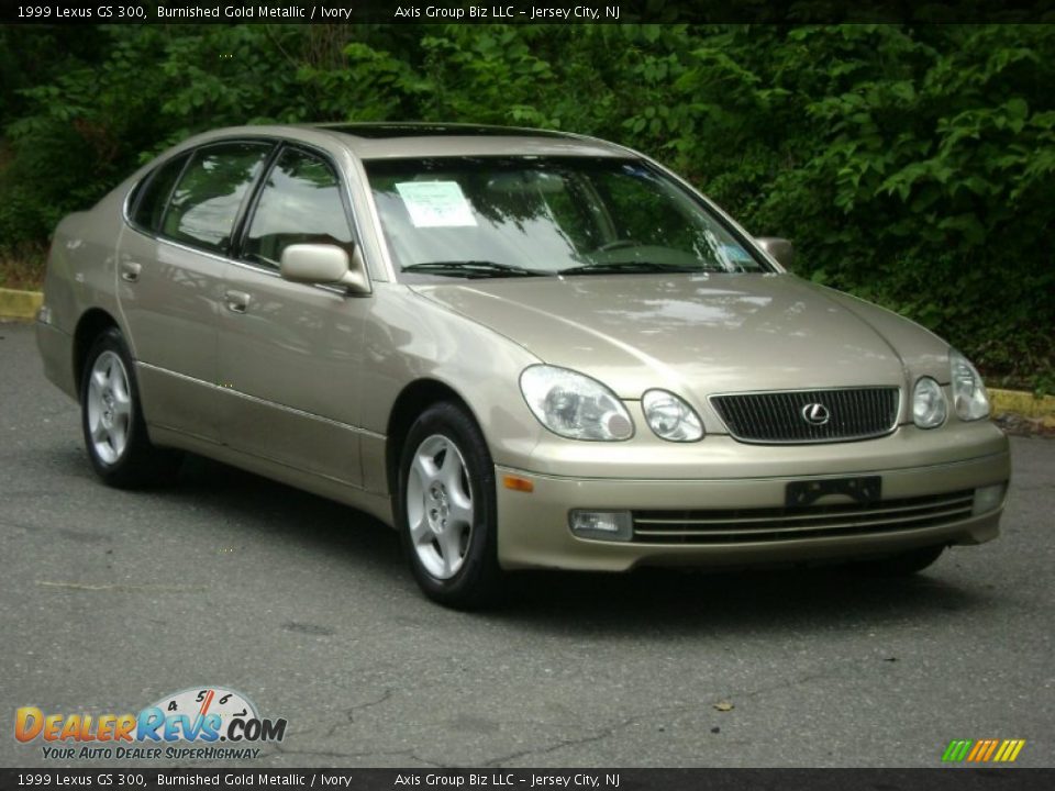 1999 Lexus GS 300 Burnished Gold Metallic / Ivory Photo #4