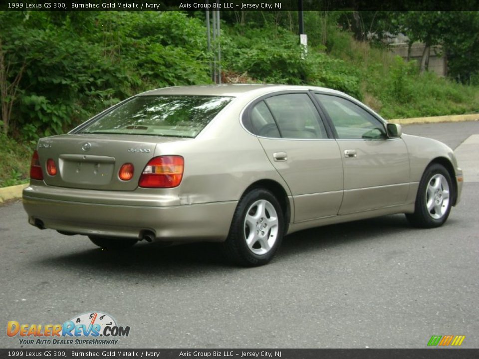 1999 Lexus GS 300 Burnished Gold Metallic / Ivory Photo #6