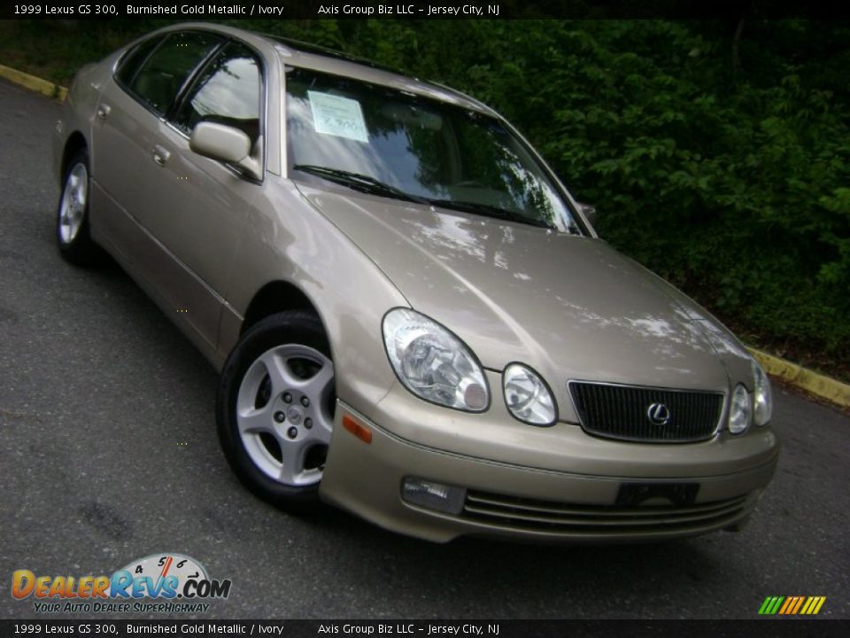 1999 Lexus GS 300 Burnished Gold Metallic / Ivory Photo #25