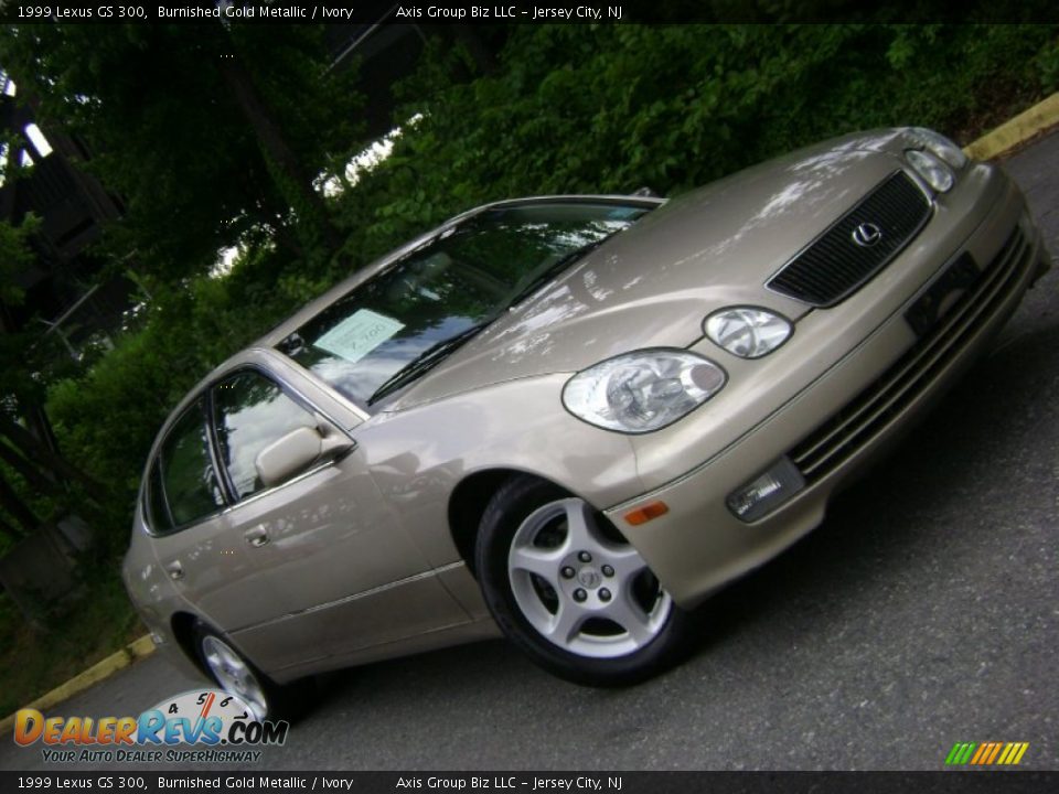 1999 Lexus GS 300 Burnished Gold Metallic / Ivory Photo #26