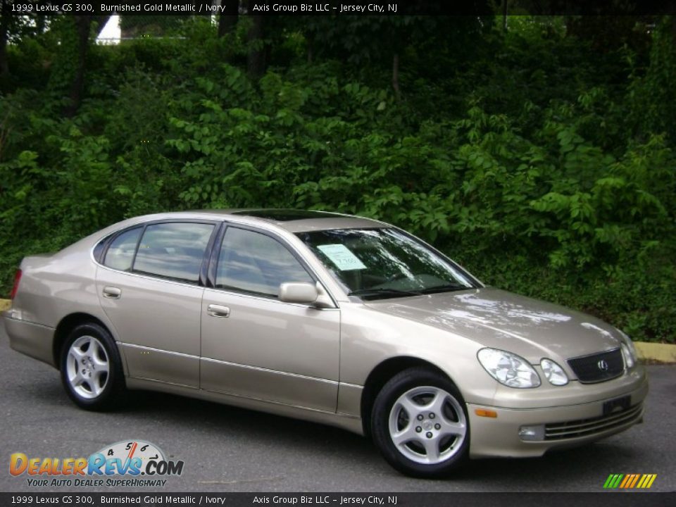 1999 Lexus GS 300 Burnished Gold Metallic / Ivory Photo #27