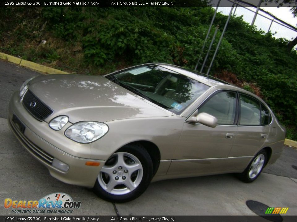 1999 Lexus GS 300 Burnished Gold Metallic / Ivory Photo #28