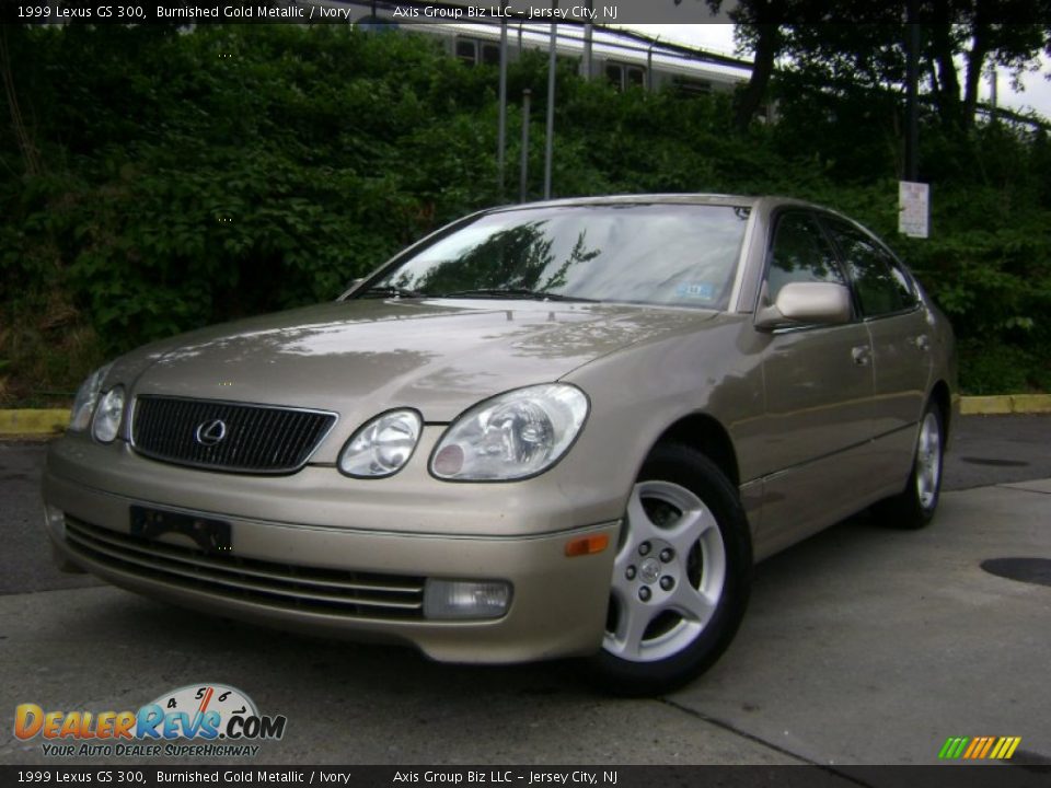 1999 Lexus GS 300 Burnished Gold Metallic / Ivory Photo #29