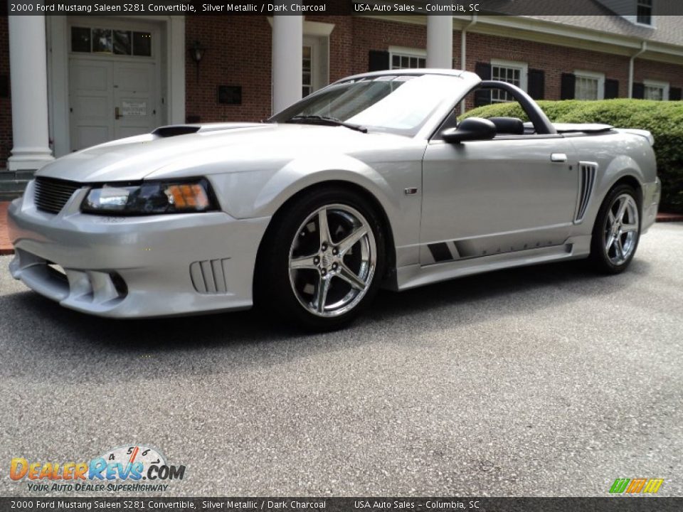 Silver Metallic 2000 Ford Mustang Saleen S281 Convertible Photo #1