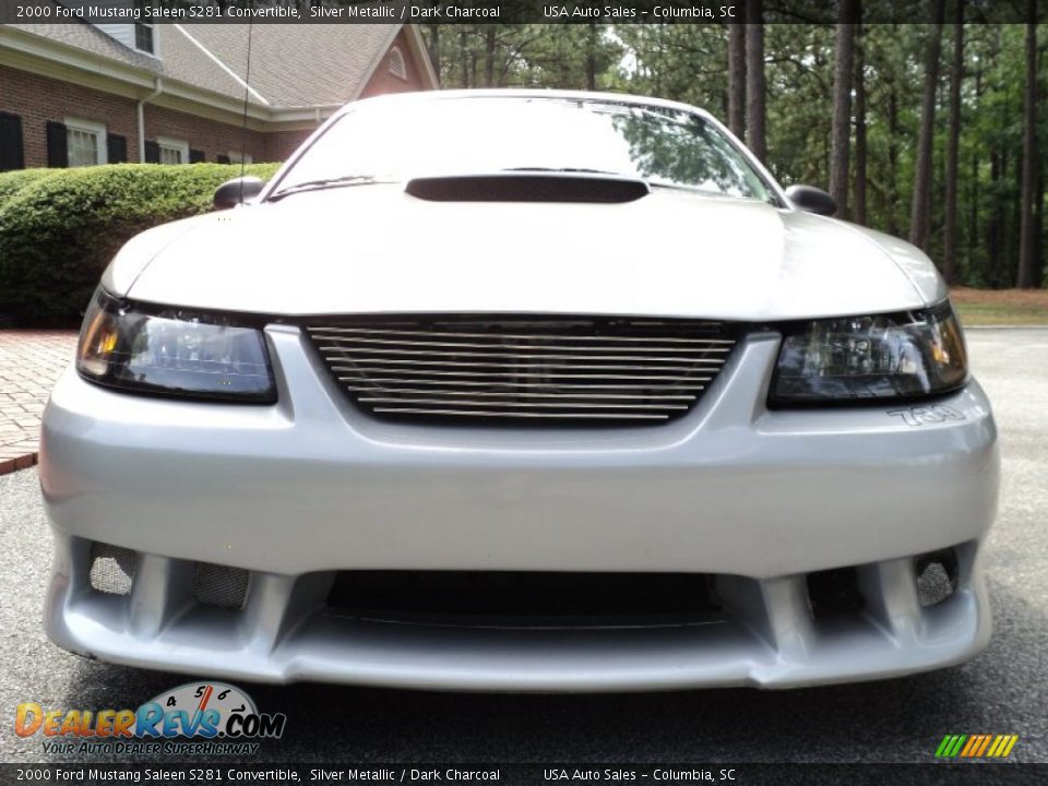 2000 Ford Mustang Saleen S281 Convertible Silver Metallic / Dark Charcoal Photo #2