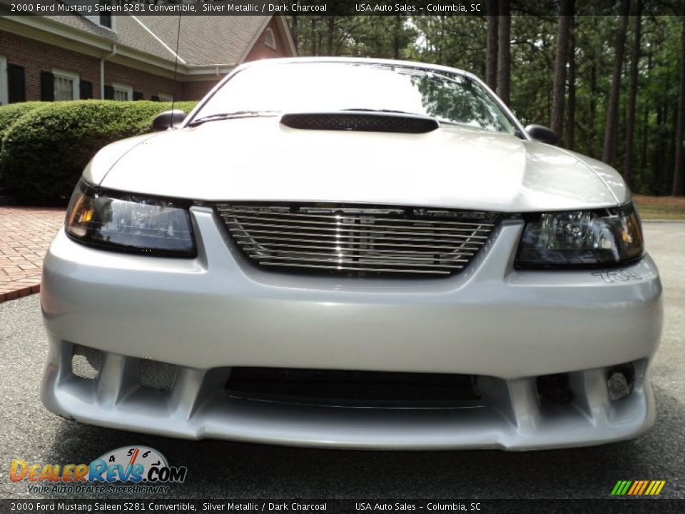 2000 Ford Mustang Saleen S281 Convertible Silver Metallic / Dark Charcoal Photo #3