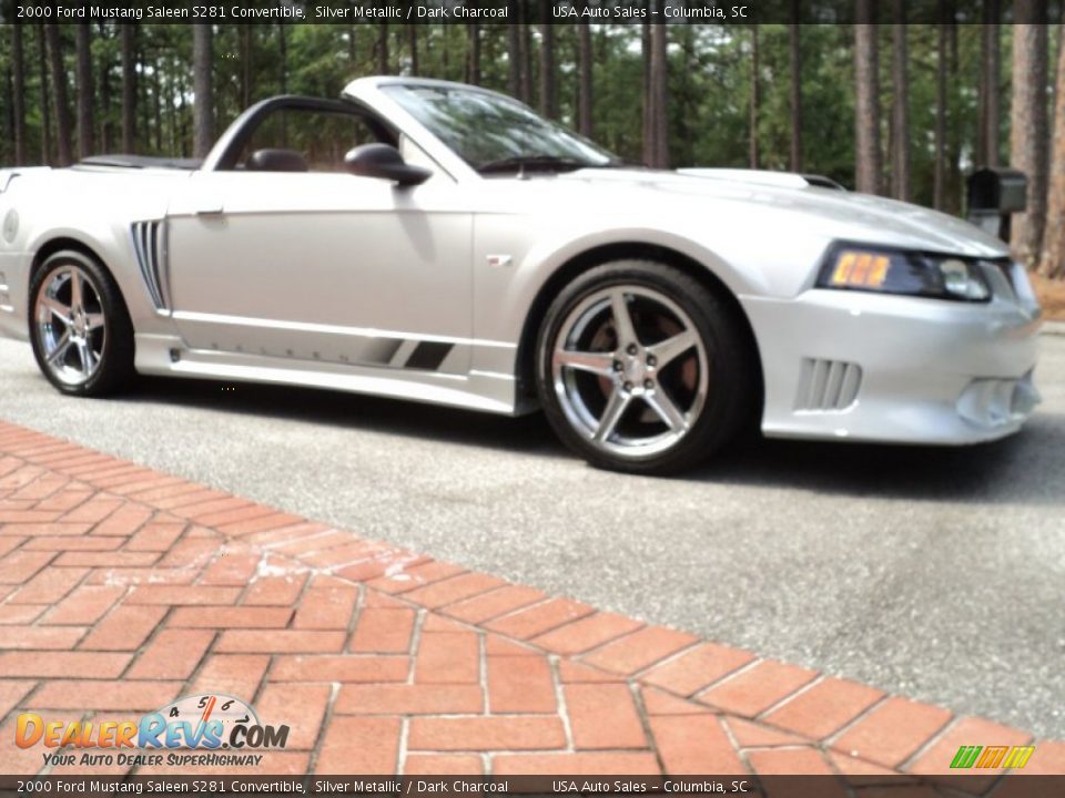 2000 Ford Mustang Saleen S281 Convertible Silver Metallic / Dark Charcoal Photo #4