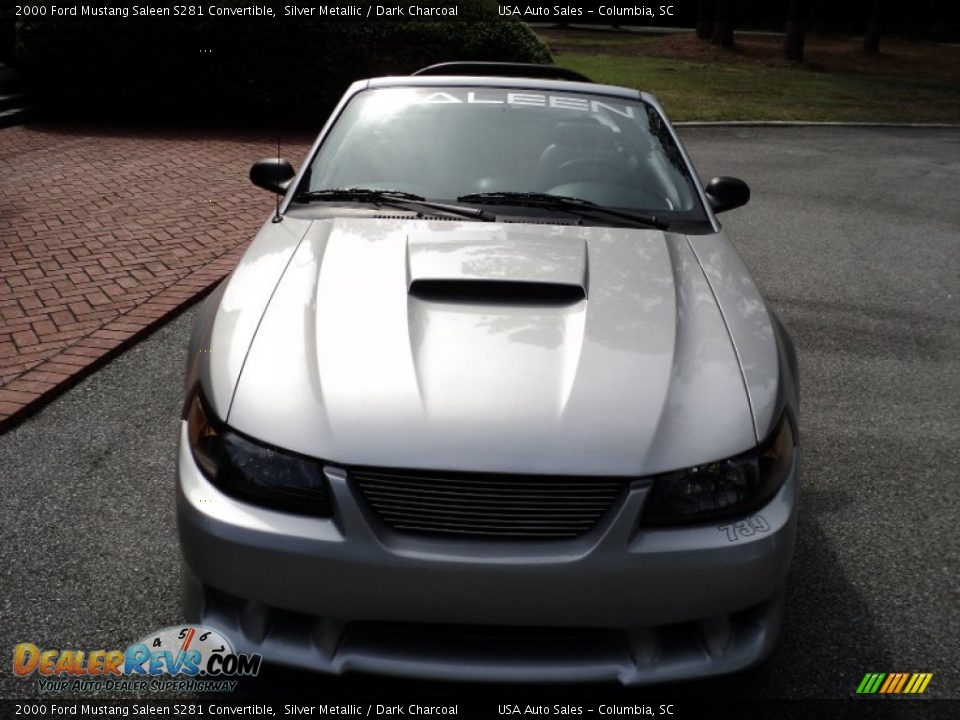 2000 Ford Mustang Saleen S281 Convertible Silver Metallic / Dark Charcoal Photo #6