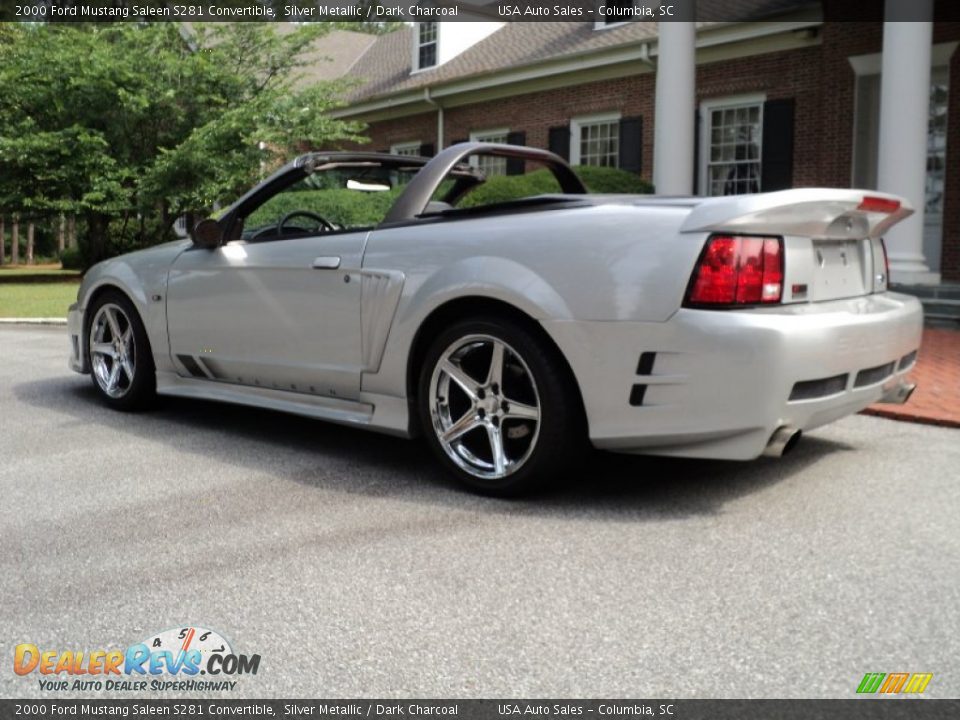 2000 Ford Mustang Saleen S281 Convertible Silver Metallic / Dark Charcoal Photo #10