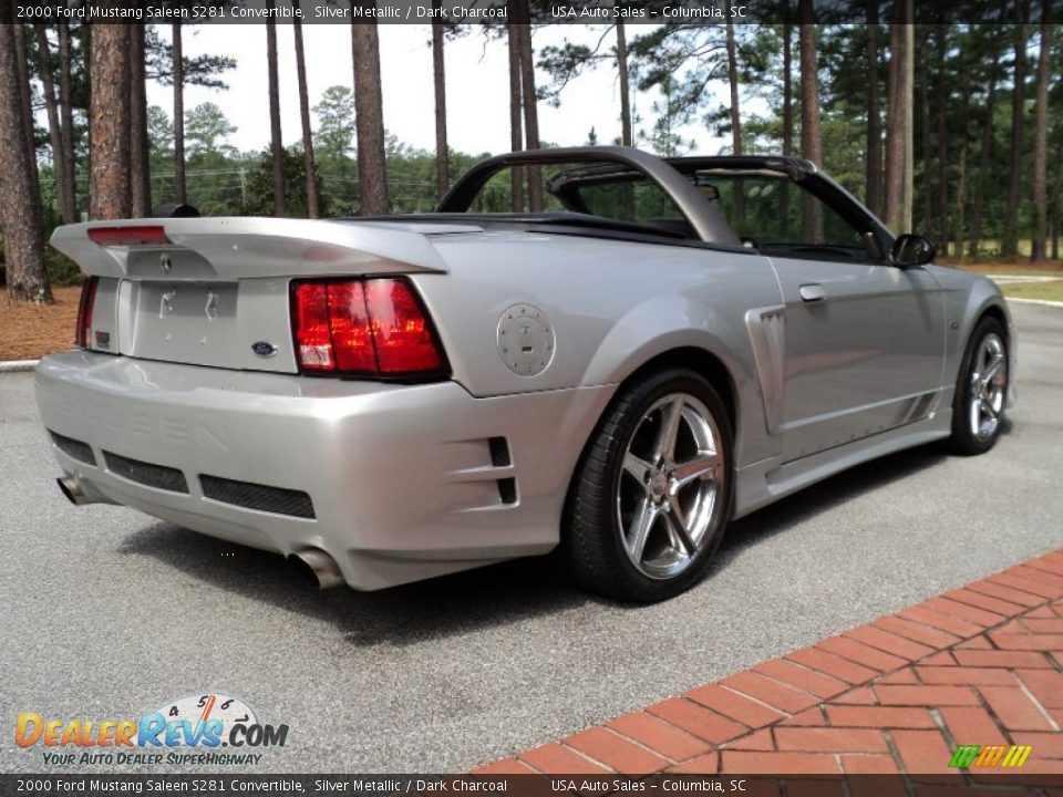 Silver Metallic 2000 Ford Mustang Saleen S281 Convertible Photo #13