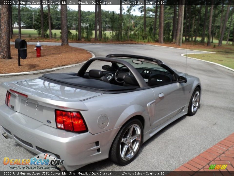 2000 Ford Mustang Saleen S281 Convertible Silver Metallic / Dark Charcoal Photo #14