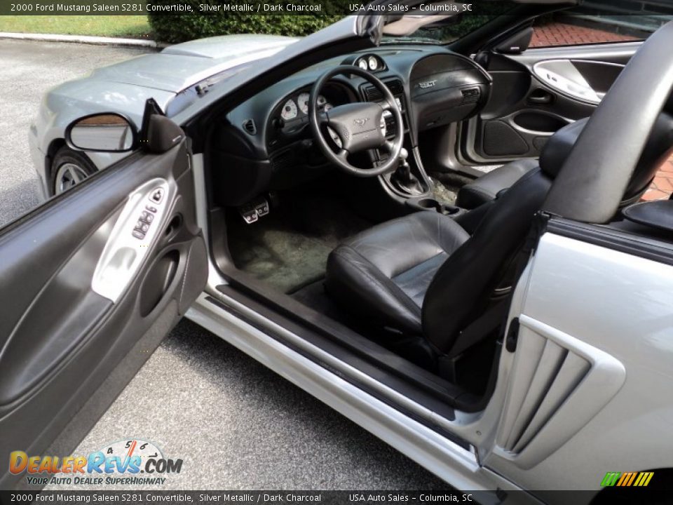 2000 Ford Mustang Saleen S281 Convertible Silver Metallic / Dark Charcoal Photo #20