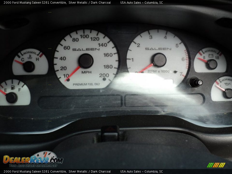 2000 Ford Mustang Saleen S281 Convertible Gauges Photo #22