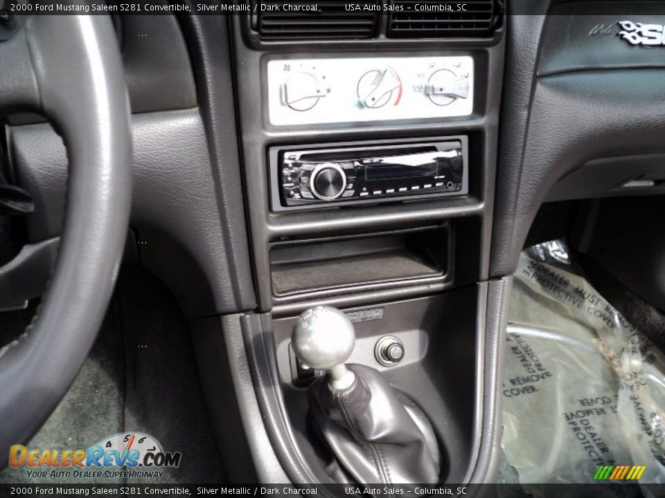 2000 Ford Mustang Saleen S281 Convertible Silver Metallic / Dark Charcoal Photo #23