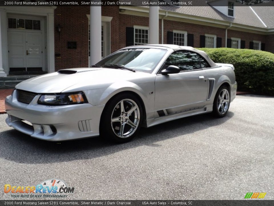 2000 Ford Mustang Saleen S281 Convertible Silver Metallic / Dark Charcoal Photo #29