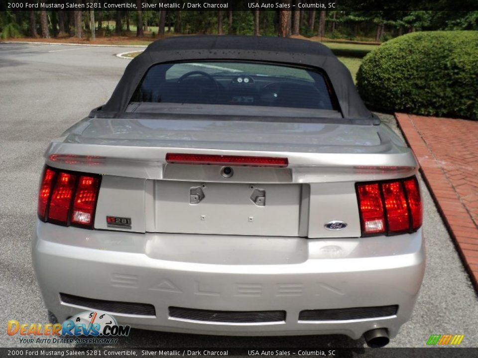 2000 Ford Mustang Saleen S281 Convertible Silver Metallic / Dark Charcoal Photo #30